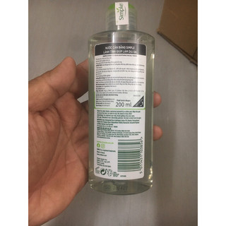 Nước hoa hồng Simple 200ml