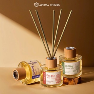 Tinh Dầu Thiên Nhiên Thơm Phòng Cắm Que Aroma Works Reed Diffuser 130ml