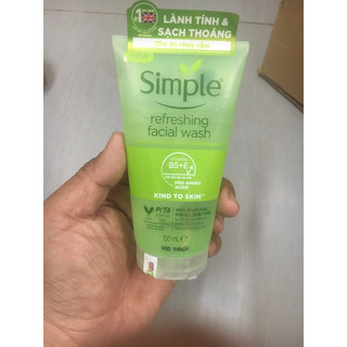 sữa rửa mặt Simple gel 150ml