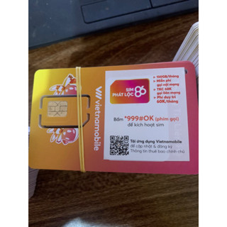 Sim 4G VietNamobile Free tháng đầu 5Gb/1 ngày +60k gọi ngoại mạng ( Dùng miền bắc và miền trung)