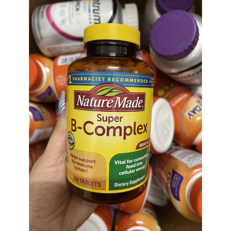 Vitamin B complex,với vitamin B12 Nature made 360v