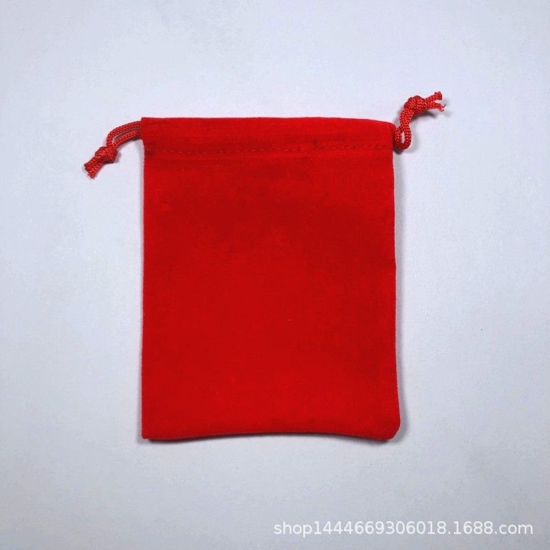 túi nhung đỏ miệng rút túi nhung đựng trang sức 7x9, 8x10, 9x12cm