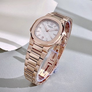 Đồng Hồ Nữ Chính Hãng JAPAN WATCH Mạ Vàng Hồng Máy Thuỵ Sĩ Bảo Hành 24 Tháng