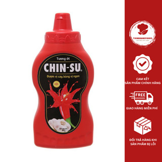  Tương Ớt Chin Su 250G 500G Thiết Kế Dạng Chai Nắp Bật Đóng Tiện Lợi 