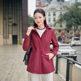  Áo khoác gió dáng jacket nữ CARDINA  An Lành Vải gió tráng nhựa 50D cản gió cản nước kiểu dáng trẻ trung màu đẹp 4JKF02 