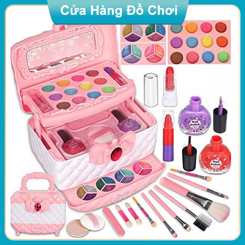  Bộ Đồ Chơi Mỹ Phẩm Dành Cho Bé Gái Chất Liệu An Toàn Và Không Độc Hại Trang Điểm Son Môi Mô Phỏng Nhà Đồ Chơi Trẻ Em 