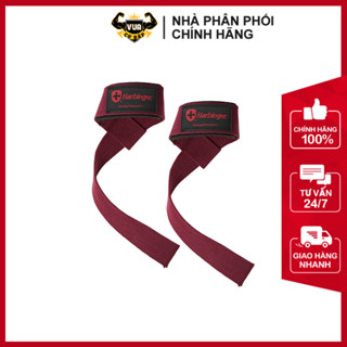  Dây Kéo Lưng Harbinger Unisex's Padded Cotton Lifting Straps - Merlot 