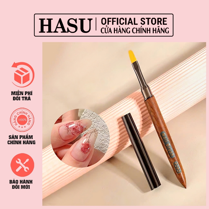 Cọ Ombre Thân Gỗ - Cọ Ombre Đầu Móng - Cọ Xước Làm Ombre Nail - Cọ Vuốt Ombre Siêu Mịn - Cọ Kéo  Omb