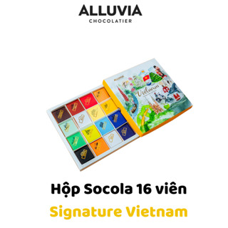  Hộp quà tặng socola 16 viên chocolate Alluvia 