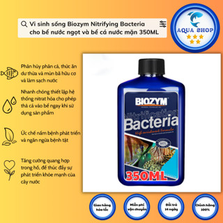 Vi sinh sống Biozym Nitrifying Bacteria cho bể nước ngọt và bể cá nước mặn  350ML