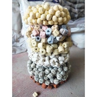 100g Sứ lọc bể cá, vật liệu lọc, sứ  bi lọc cho hồ thủy sinh giúp làm trong nước