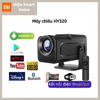 Máy chiếu mini HY320 Full HD 4K WiFi2G/5G Bluetooth Android11.0 Kết nối điện thoại laptop ios xem phim YouTube