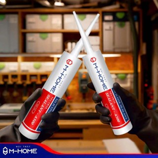 Keo silicone A500 MÀU TRẮNG MHome bền chắc, siêu bóng, siêu mịn, keo xây dựng, dán nhôm kính, khô nhanh, keo nhôm kính
