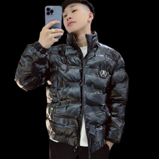  Áo Khoác Phao Nam Philip 407 QC Siêu Cấp Màu Đen Chất Liệu Lông Vũ Quảng Châu Thời Trang Nam 