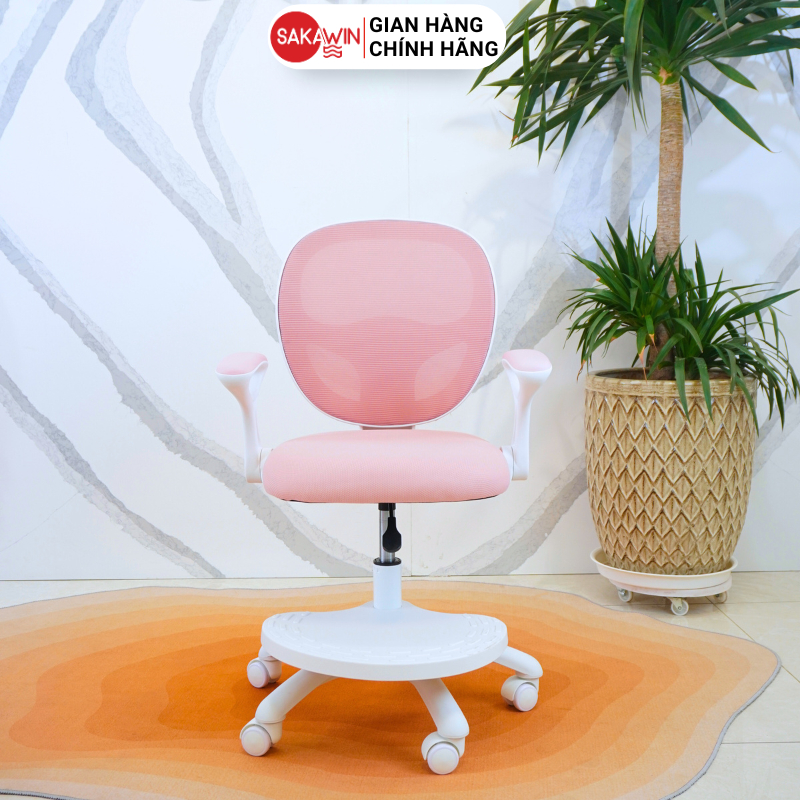 Ghế học sinh chống gù Sakawin G18 Tựa lưng thoáng khí Điều chỉnh nâng hạ linh hoạt bé từ 3-15 tuổi. | BigBuy360 - bigbuy360.vn