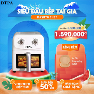 Nồi Chiên Không Dầu Masuto MSChef DTPA  Bảo Hành 12 Tháng.