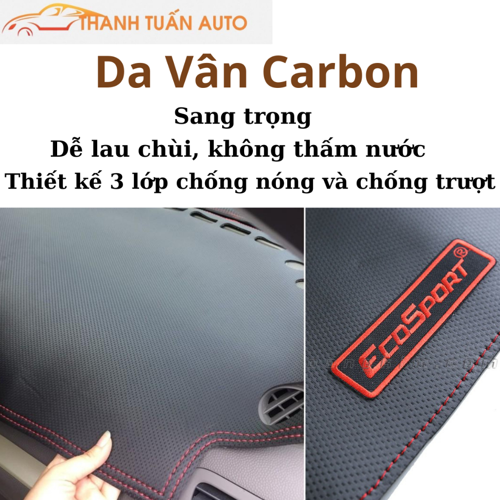 Thảm Taplo Mitsubishi Grandis 2015 Da Cacbon