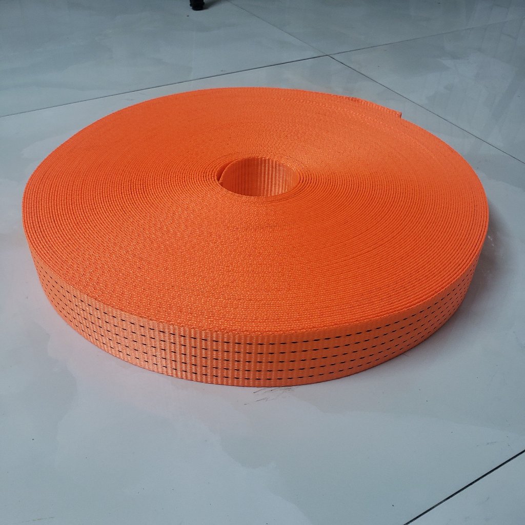 Cuộn dây đai vải bản 50mm 3T 100 mét polyester