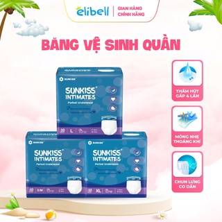 Băng vệ sinh quần Sunkiss siêu thấm hút, mềm mại, thoáng khí, không gây kích ứng kể cả với làn da nhạy cảm nhất.