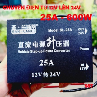  Bộ chuyển đổi điện 12v lên 24v: 25A 600w. Model: SL-25A 