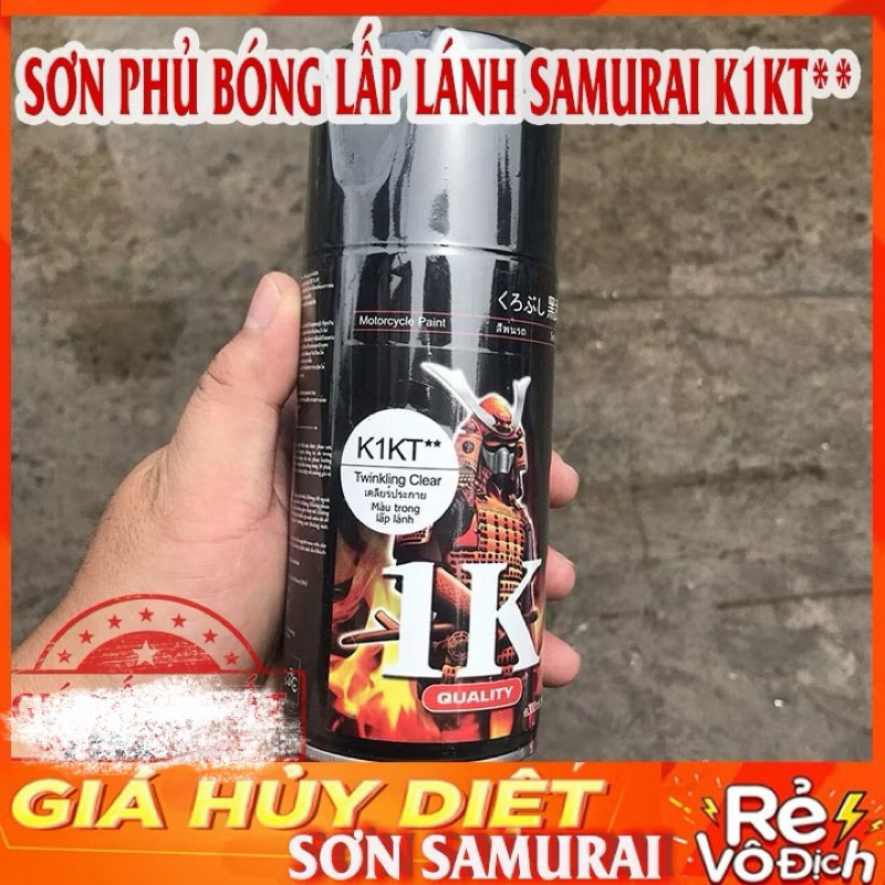 SAMURAI K1KT - SƠN SAMURAI PHỦ TRONG LẤP LÁNH