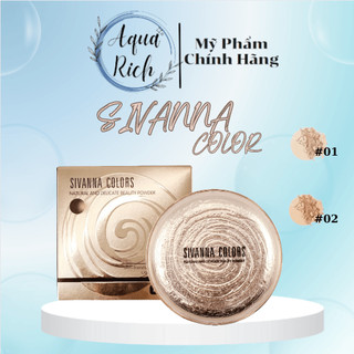 Phấn Phủ Kiềm Dầu Siêu Mịn Chống Nước Dạng Nén Sivanna Colors HF689 [01 - 02]