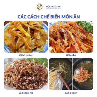 Khô Cá Bò Bóng Tròn A1 Mộc Ngư Food Hút Chân Không - Giữ Hương Vị Tươi Ngon (Theo miếng)