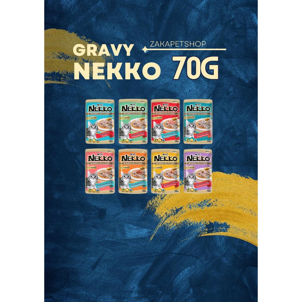 Pate mèo Nekko Gravy 70g (Dạng sốt)