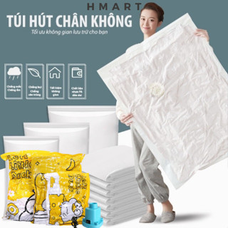 [XẢ HÀNG] Túi hút chân không 80x100cm Hmart - Túi zip đựng quần áo chăn màn máy hút chân không mini bảo quản đồ dùng