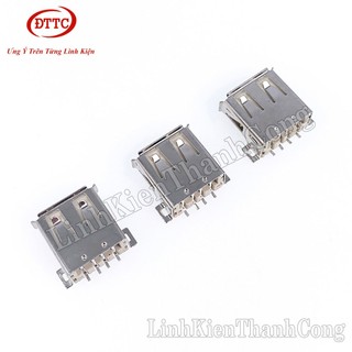 Bộ 20 Chiếc Cổng USB Cái 2.0 Type A 4 Chân Loại Dán SMD