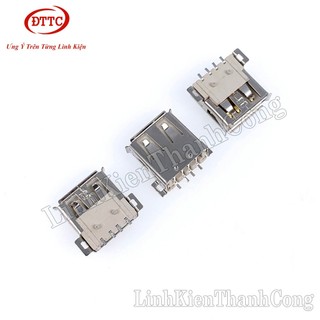 Bộ 20 Chiếc Cổng USB Cái 2.0 Type A 4 Chân Loại Dán SMD