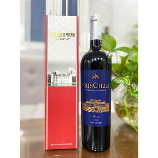 Rượu vang Chile PrisCilla nhập khẩu