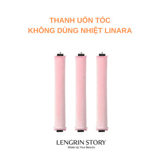  Thanh uốn tóc lô uốn tóc không dùng nhiệt Linara  1 hộp 3 lô  