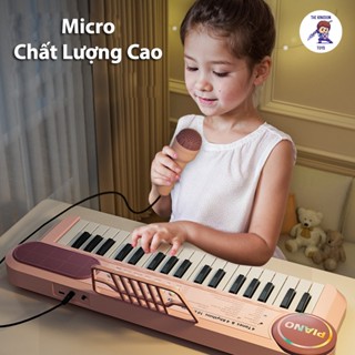 Đàn Piano Đàn Organ Cho Bé Kèm Micro Giúp Bé Học Nhạc Kèm Bản Nhạc Có Hướng Dẫn Đồ Chơi Âm Nhạc
