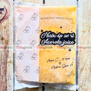 Nước ép sơ ri tươi đông lạnh 1KG pha chế sinh tố smoothie cocktail bánh ngọt - Acerola Juice