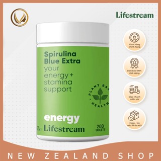 Viên uống tảo xoắn bổ sung khoáng chất New Zealand Lifestream Spirulina Blue Extra 200 viên