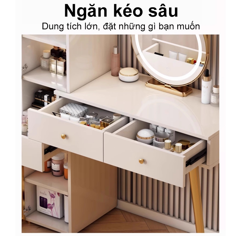 ✨️✨️Bàn Trang Điểm Thông Minh Cao Cấp,HEINO Bàn Phấn Ngồi Bệt Nhập Khẩu Có Ngăn Kéo Để Đồ | BigBuy360 - bigbuy360.vn