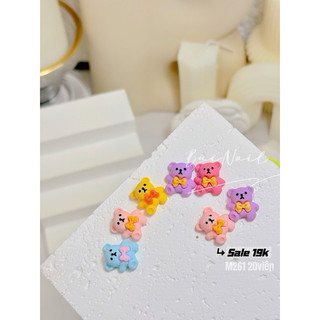 CHARM GẤU MIX MÀU  M261 set 20viên