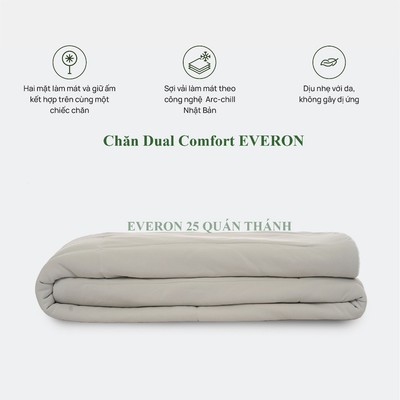 [EVERON] Chăn làm mát, giữ ấm Dual Comfort công nghệ Arc-chill Nhật Bản