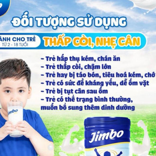 👍[CHÍNH HÃNG]👍 Sữa bột tăng cân JIMBO GOLD (tăng cân trẻ em 3-18 tuổi)