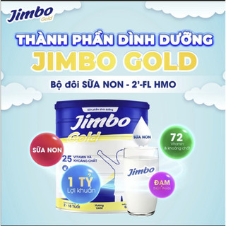 👍[CHÍNH HÃNG]👍 Sữa bột tăng cân JIMBO GOLD (tăng cân trẻ em 3-18 tuổi)