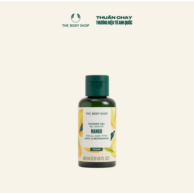 Sữa Tắm Hương Xoài Mango Mọng Nước & Sảng Khoái Juicy and Refreshing Shower Gel 60ml The Body Shop