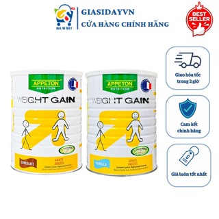 [HSD 2026] Sữa Appeton Weight Gain Adults Người Lớn 900g, 450g - Sữa Bột Dinh Dưỡng Cho Người Gầy
