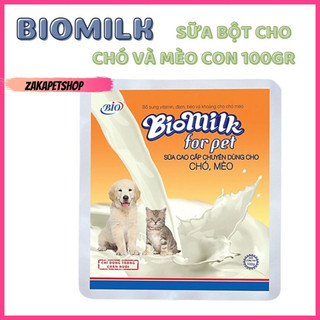 Sữa chó mèo Biomilk 100g