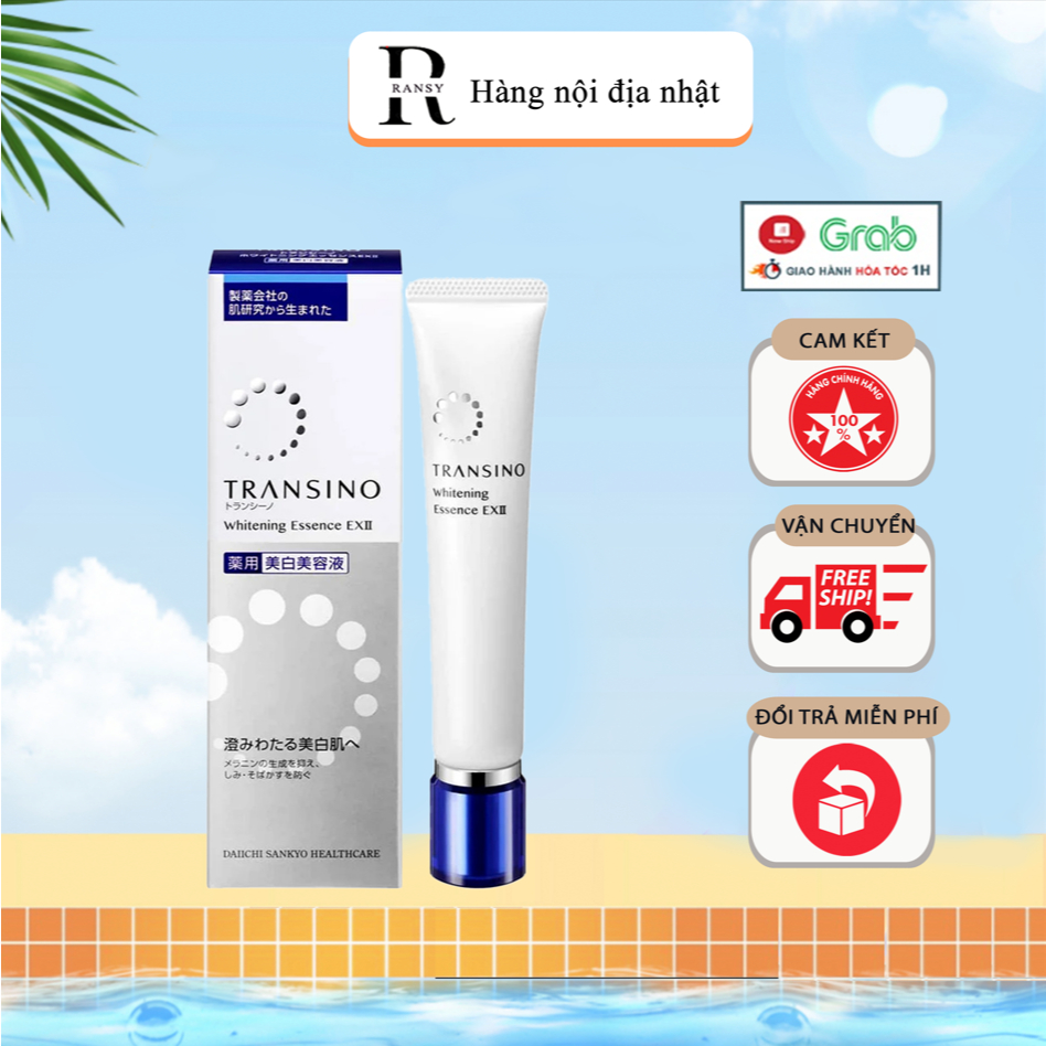 Tinh chất dưỡng trắng ngừa nám Transino Melano signal Essence 30g 50g Nội Địa Nhật bản