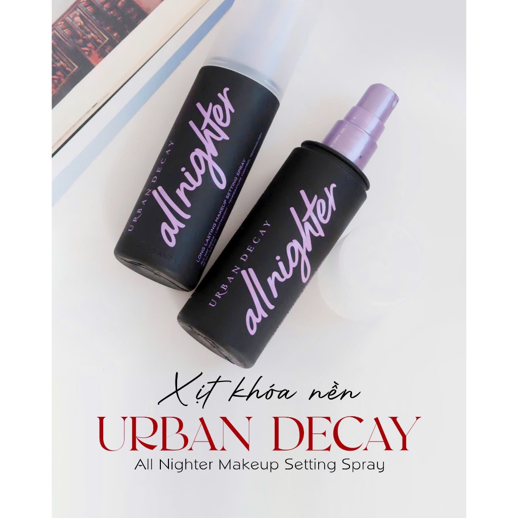 [CÓ BILL] Xịt giữ Makeup Urban Decay All Nighter Makeup Setting Spray