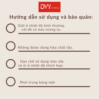 Khăn tay 100% cotton mềm mại, thấm hút tốt, không xù bông màu trắng