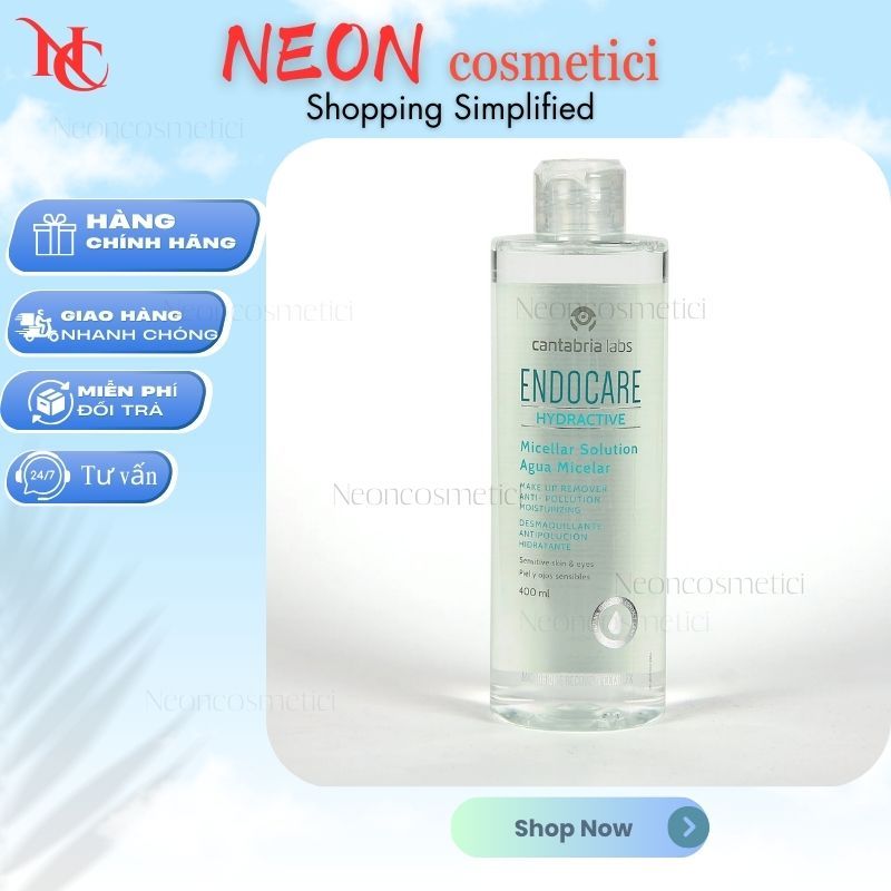 Nước tẩy trang ENDOCARE Hydractive Micellar Solution Agua Micelar