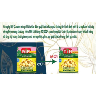 Hạt Sen Nước Đường NIF (TIM) lon 565g
