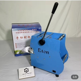 Máy ép miệng ly Chính Hãng Eton D7 , máy dập nắp ly trà sữa từ 350ml đến 700ml